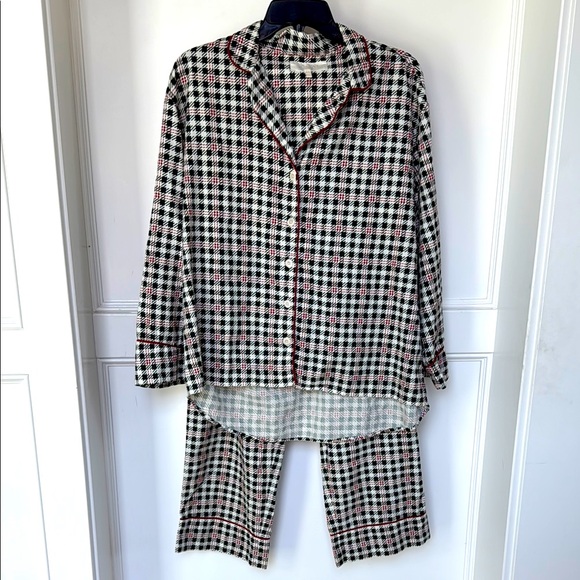 THE GREAT. SLEEP SET The Plaid Pajama Top and Pajama Bottoms Pants Winter Pine 1 - Picture 4 of 16